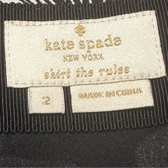 Kate Spade Hollyhock Double Layer Silk Floral Skirt - Picture 5 of 6